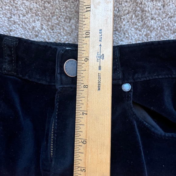 PAIGE black velvet boot cut jeans, size 27, EUC - Picture 9 of 9